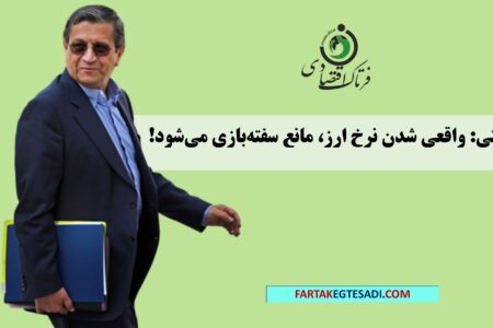 همتی: واقعی شدن نرخ ارز، مانع سفته‌بازی می‌شود